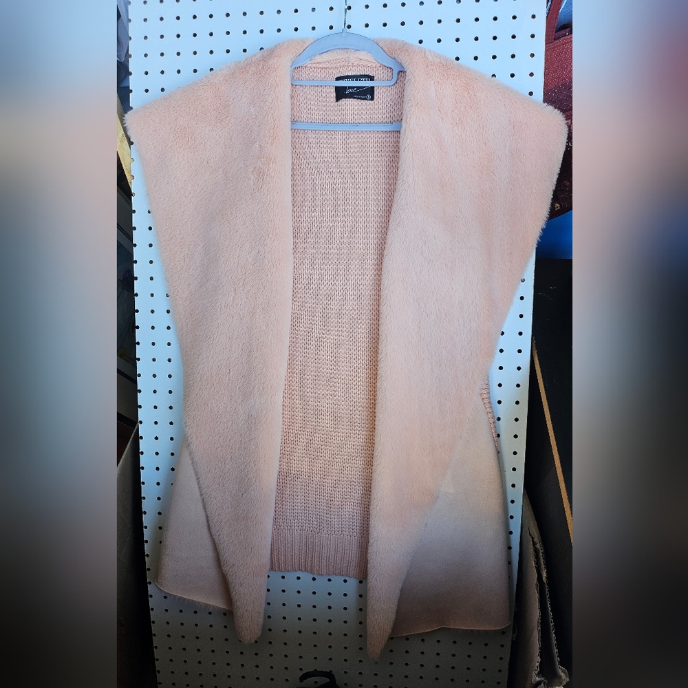 Twelfth Love Vest Peachy Pink Color.  Like New!